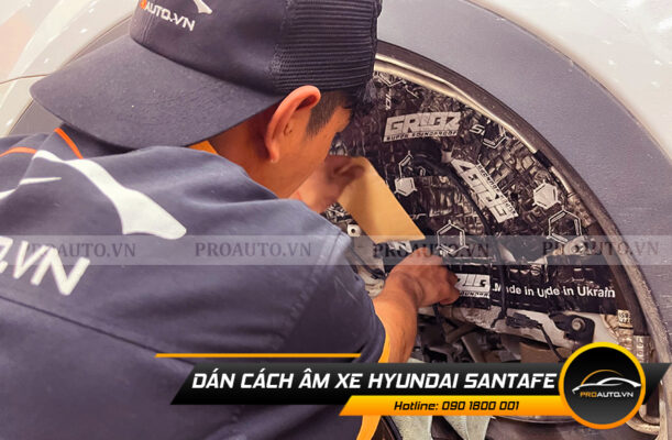 CÁCH ÂM CHỐNG ỒN XE SANTAFE 2021