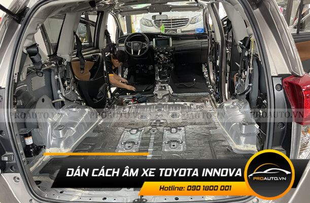 CÁCH ÂM CHỐNG ỒN XE TOYOTA INNOVA