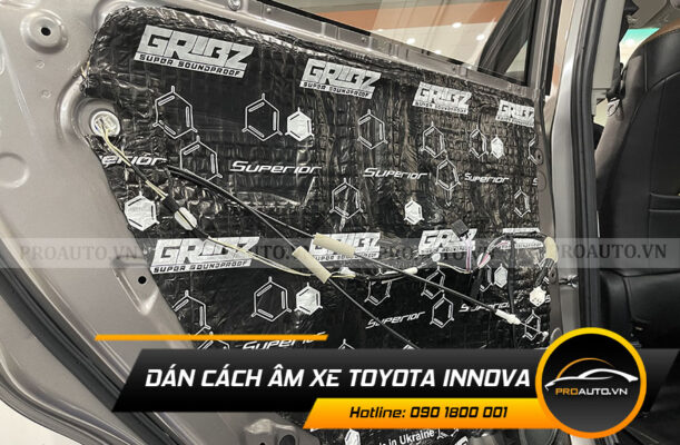 CÁCH ÂM CHỐNG ỒN XE TOYOTA INNOVA