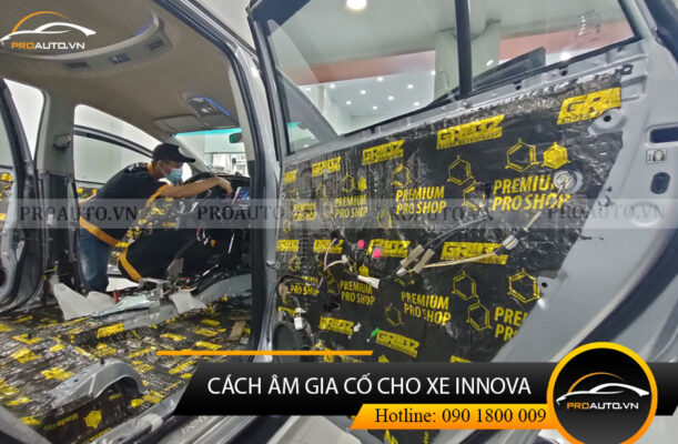 CÁCH ÂM CHỐNG ỒN XE TOYOTA INNOVA