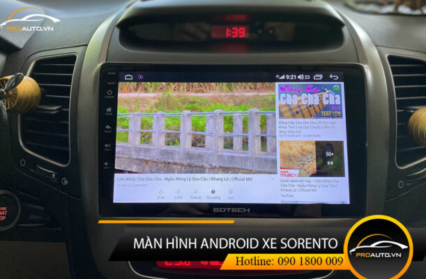 Màn hình android cho xe Sorento 2015 - 2016 H2
