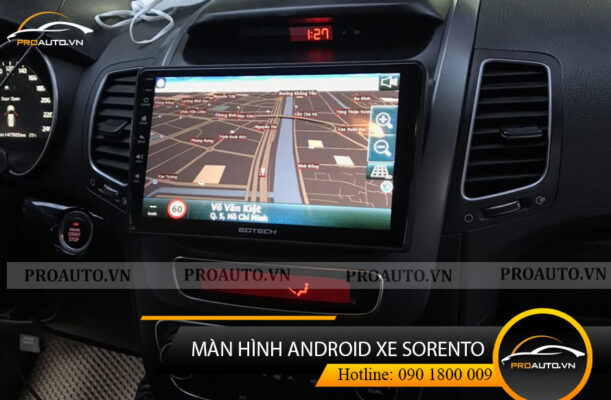 Màn hình android cho xe Sorento 2015 - 2016