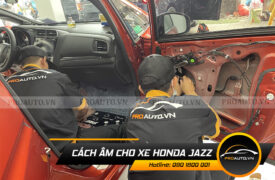 cách âm chống ồn xe Honda Jazz 2020