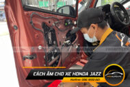 cách âm chống ồn xe Honda Jazz 2020