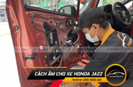 cách âm chống ồn xe Honda Jazz 2020