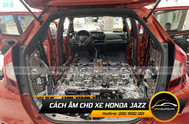 cách âm chống ồn xe Honda Jazz 2020