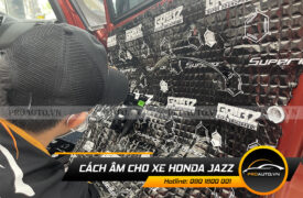 cách âm chống ồn xe Honda Jazz 2020