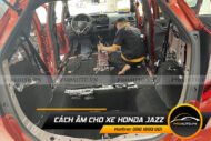 cách âm chống ồn xe Honda Jazz 2020