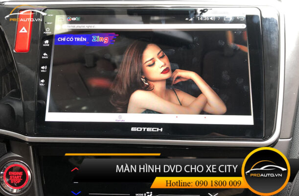 Lắp đặt màn hình Android xe Honda City 