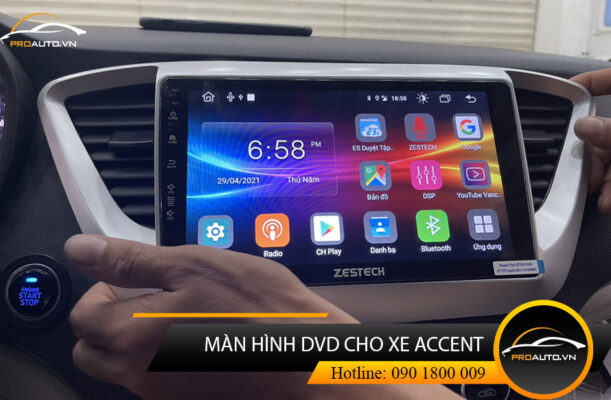 Màn hình dvd android xe Huyndai Accent 5