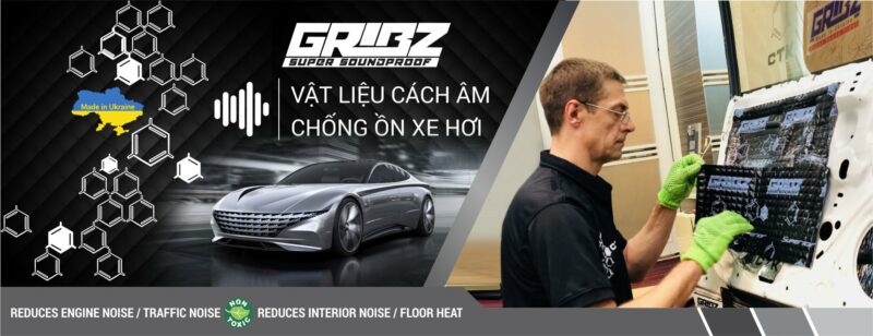 Vật liệu cách âm chống ồn Gribz