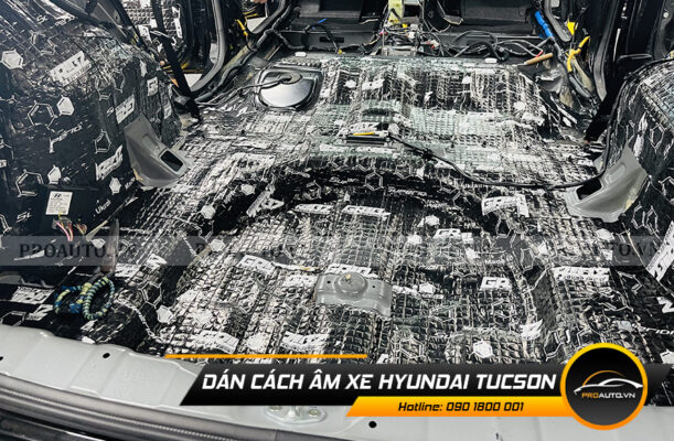 Cách âm chống ồn xe Hyundai Tucson 2020
