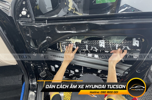 Cách âm chống ồn xe Hyundai Tucson 2020