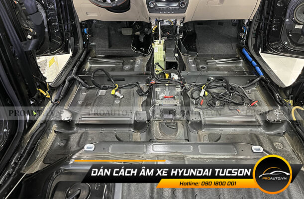 Cách âm chống ồn xe Hyundai Tucson 2020