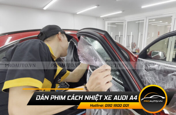 Dán phim cách nhiệt xe Audi A4