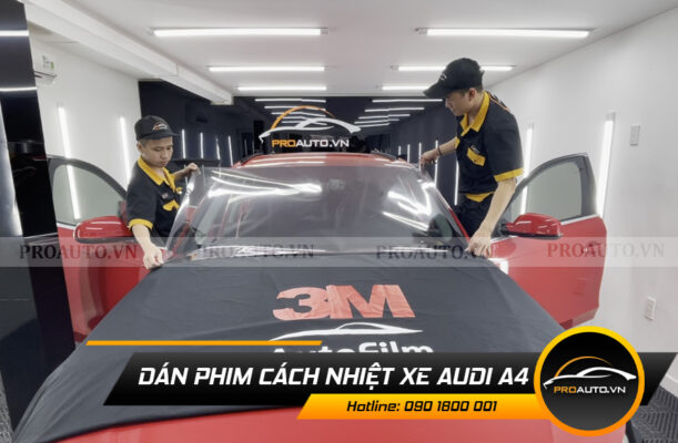 Dán phim cách nhiệt xe Audi A4