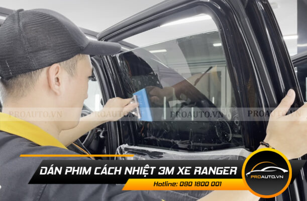 Dán phim cách nhiệt xe Ford Ranger 2021