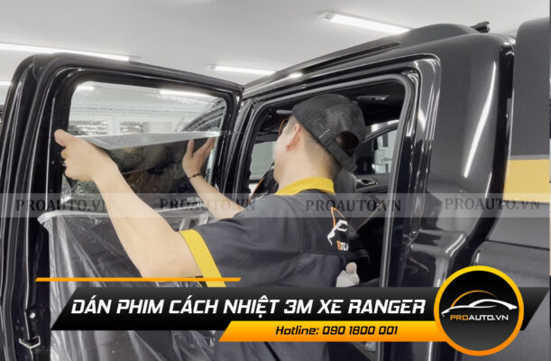 Dán phim cách nhiệt xe Ford Ranger 2021