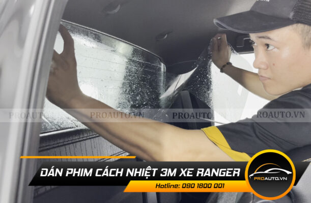 Dán phim cách nhiệt xe Ford Ranger 2021