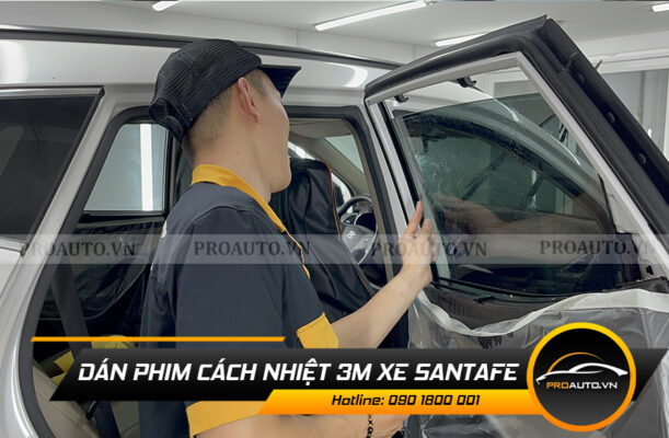 Dán phim cách nhiệt xe Hyundai SantaFe 2020