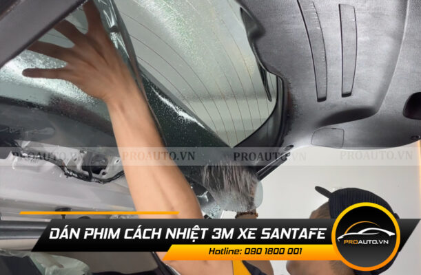 Dán phim cách nhiệt xe Hyundai SantaFe 2020