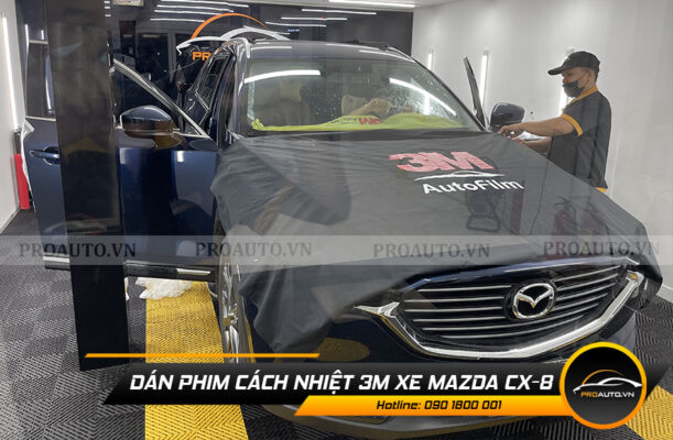 Dán phim cách nhiệt xe Mazda CX8 2021