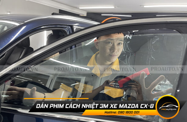 Dán phim cách nhiệt xe Mazda CX8 2021