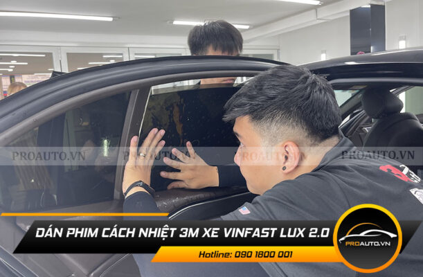 Dán phim cách nhiệt cho xe Vinfast Lux A2.0 