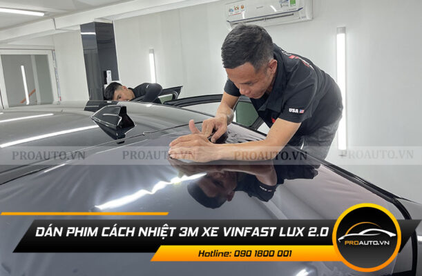 Dán phim cách nhiệt cho xe Vinfast Lux A2.0