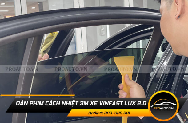 Dán phim cách nhiệt cho xe Vinfast Lux A2.0