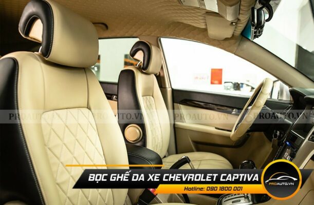 Bọc ghế da xe Chevrolet Captiva 2010