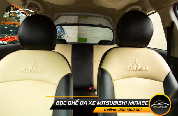 Bọc ghế da xe Mitsubishi Mirage 2019 